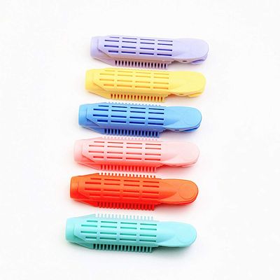 AKOAK 12 Pcs Sleeping Styling Hair Root Lazy Air Bangs Fixed Hair without Ironing Clamp Blow Hair Root Fluffy Clip Practical Styling Clip?Random color?