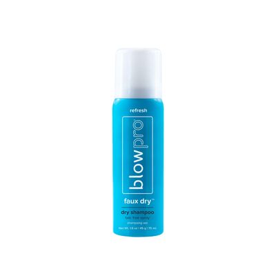 blowpro Faux Dry Spray Shampoo 1.6oz, Removes Excess Oils &amp; buildup w/o Water, Re-Energizes Blowdry style, Adds Volume to Hair Root, Shine, Resiliency &amp; Strength, Safe for All Hair Types Travel Size