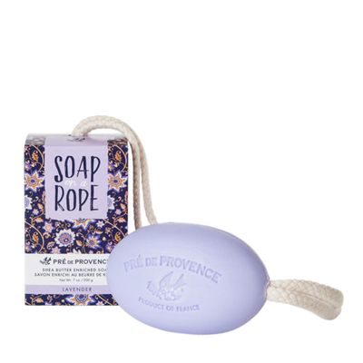 Pre de Provence Soap On a Rope, Lavender, 200 Gram