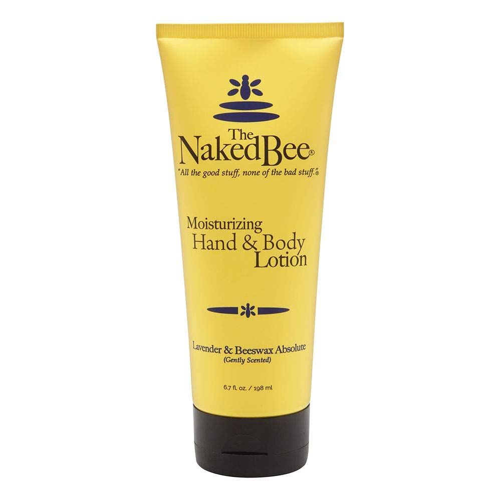 The Naked Bee Nourishing Body Lotion for All Skin Types (6.7 Oz) Moisture Replenishing Lotion for Dry Skin with Lavender &amp; Beeswax - Skin care for Body