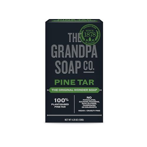 Grandpa&#39;s Brands Pine Tar Soap, 4.25 Ounce