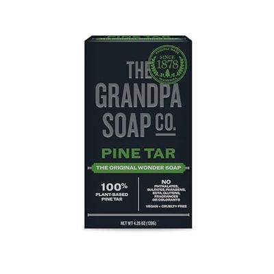 Grandpa&#39;s Brands Pine Tar Soap, 4.25 Ounce