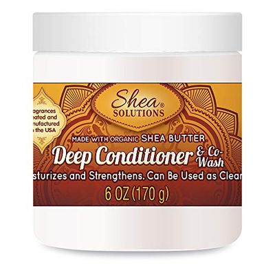 Simply Shea Deep Conditioner &amp; Co-wash with Organic Shea Butter (Paraben-free) 6oz