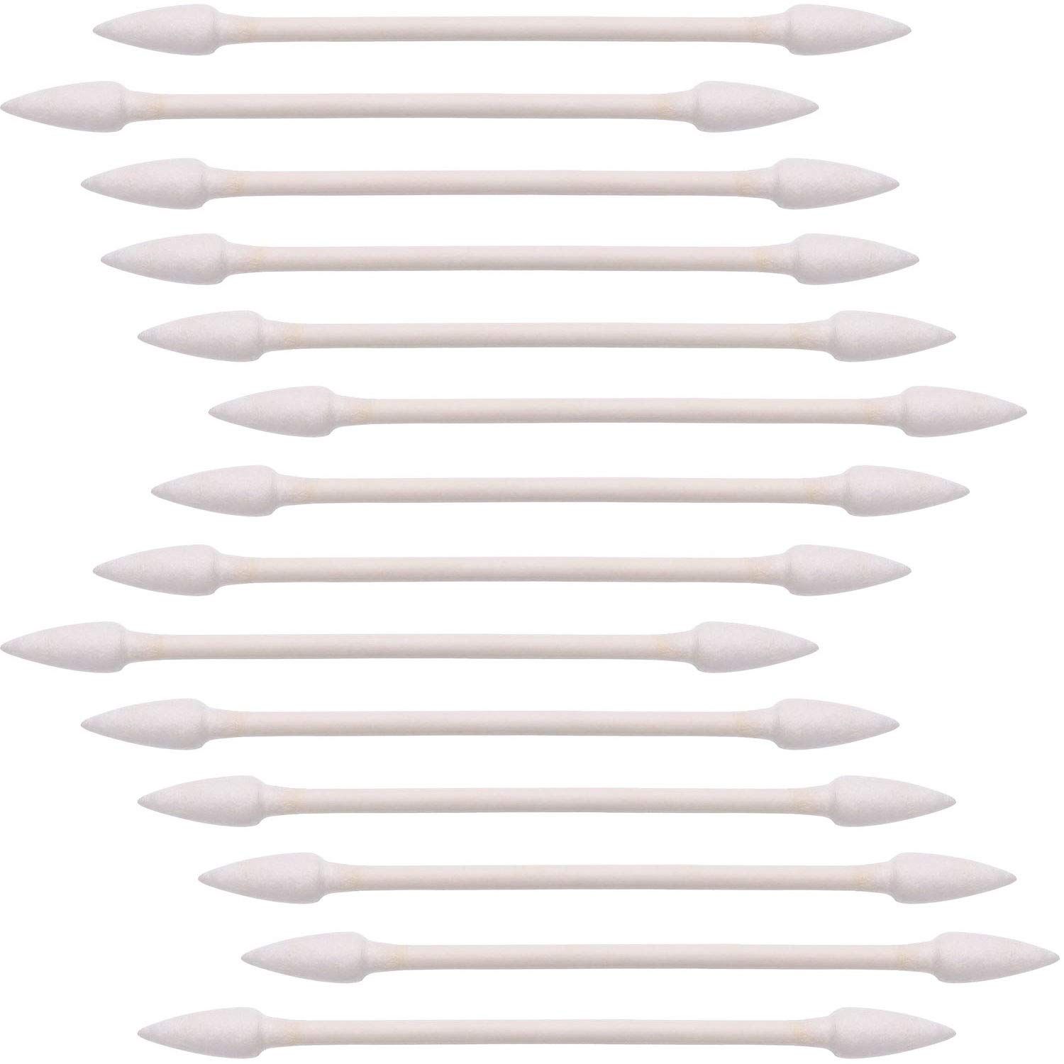 Pointed Cotton Swabs Compatible with Q Tips Double Precision Tips Cotton Buds with Cardboard Stick for Makeup 400pcs