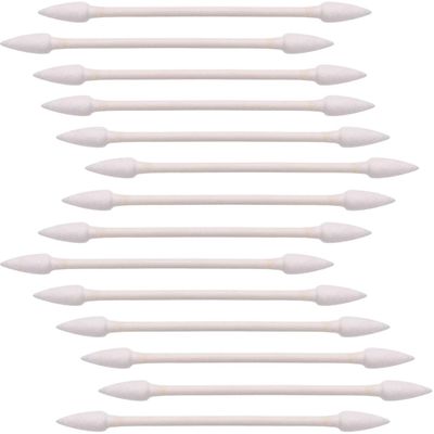 Pointed Cotton Swabs Compatible with Q Tips Double Precision Tips Cotton Buds with Cardboard Stick for Makeup 400pcs