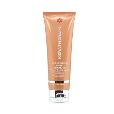 KERATHERAPY Keratin Infused KeratinFIXX 20-in-1 Leave-in, 4.2 fl. oz., 125 ml - Smoothing Leave in Conditioner Transforms Your Hair with 20 Benefits in 1 Easy Step - With Caviar Extract, &amp; Argan Oil