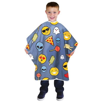 Betty Dain Kids Styling Haircut Cape, Social Kids Print, Youthful Unisex Design, Perfect Size for Children, Water and Stain Resistant Lightweight Nylon, Snap Closure, 30 inches Wide x 36 inches Long