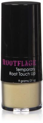 Rootflage Instant Blonde Root Touch Up Hair Powder - Temporary Color, Thinning Hair Concealer with Applicator Brush, .31 oz (03 COOL BLONDE)