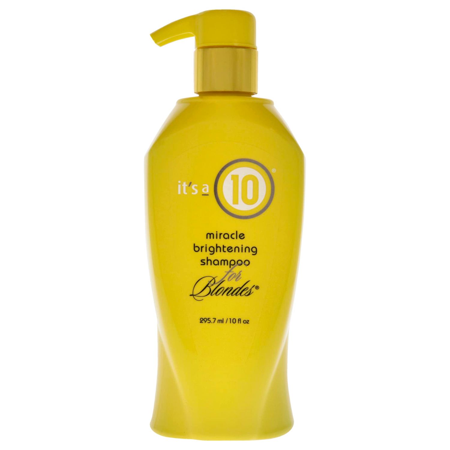 It's a 10 Haircare Miracle Brightening Shampoo for Blondes, 10 Ounce
