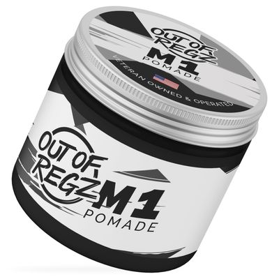 Out of Regz M1 Hair Pomade for Men - Medium Hold Pomade, 4oz - Matte Finish, Good Control &amp; Clean Scent - Flexible Water Based Pomade