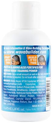 WaveBuilder Wax Free Liquid Pomade | Super Ripple Developer Holds Waves Firmly In Place, 4 Oz