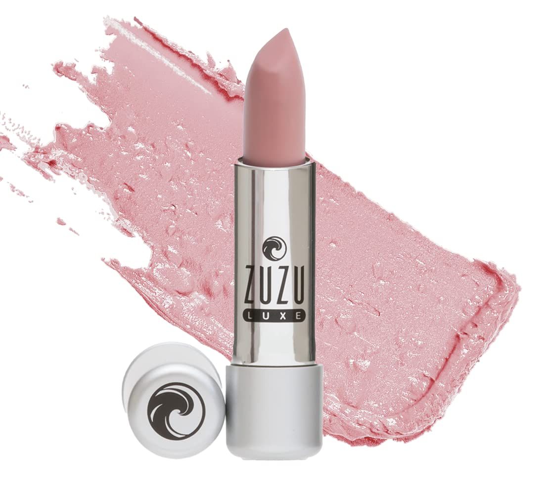 Zuzu Luxe Lip Color Lipstick (Sandstorm - Soft Topaz/Cool Crme), Natural Ultra-Hydrating Lipstick, Paraben Free, Vegan, Gluten-free, Cruelty-free, Non GMO, 0.13 oz