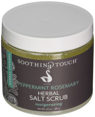 Soothing Touch Herbal Salt Scrub, Peppermint Rosemary - 20 Oz