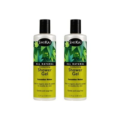 Shikai Cucumber Melon Shower Gel, 12-Ounce Bottle (Pack of 2)