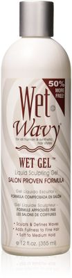 Wet-N-Wavy Wet Gel Liquid Sculpting Gel Salon Proven Formula, 12 Oz
