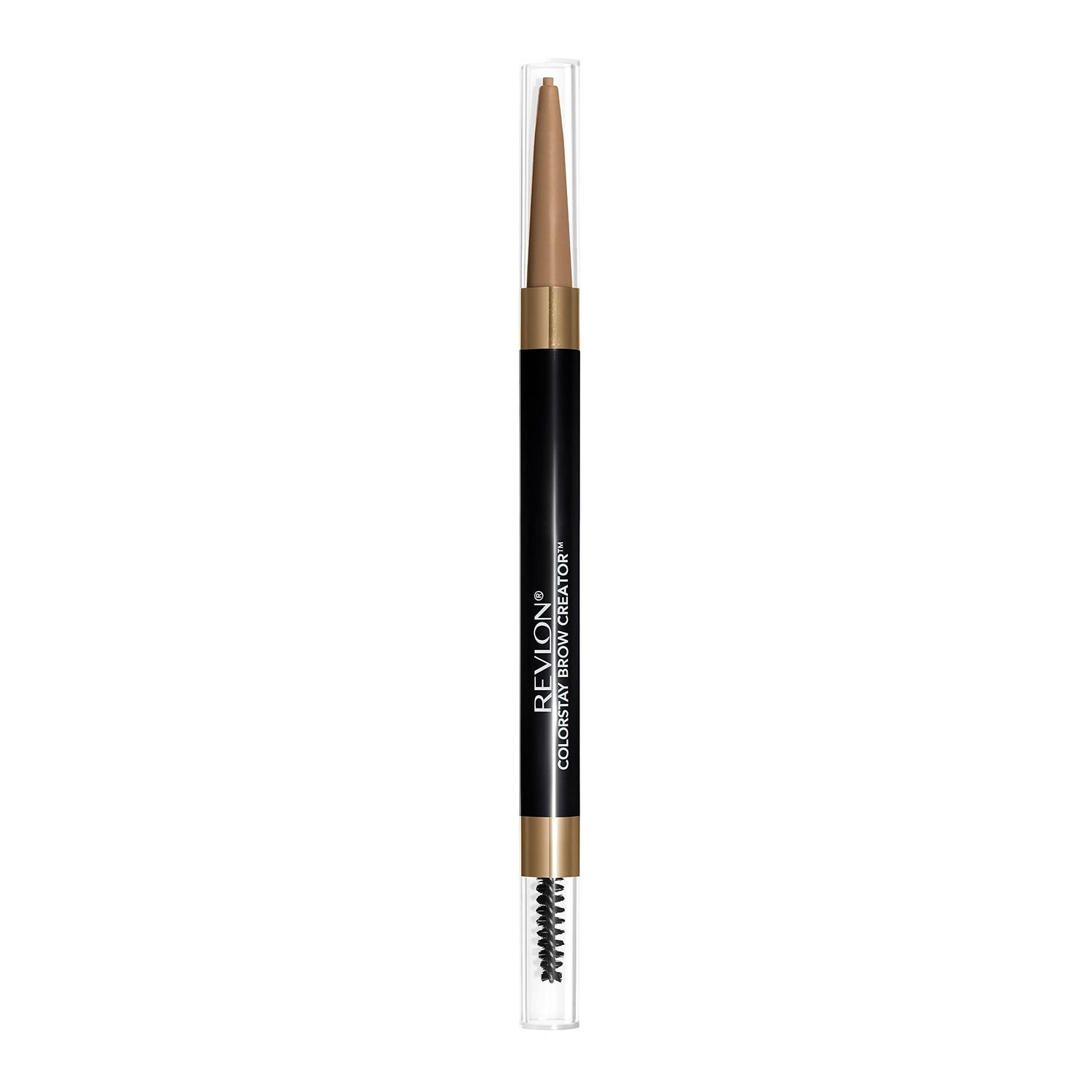 Revlon Eyebrow Pencil &amp; Powder, ColorStay Brow Creator 2-in-1 Eye Makeup with Spoolie, Longwearing with Precision Tip, 600 Blonde, 0.23 Oz