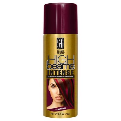 Salon Grafix High Beams Intense Temporary Spray - Burgundy for Unisex - 2.7 oz Hair Color