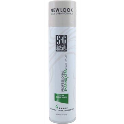 Salon Grafix Profession Shaping Hairspray, Extra Super Hold 9, 10 Oz