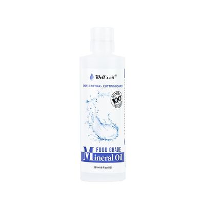 Well&#39;s Mineral Oil 8 fl oz 70NF Food Grade | to Prevent Moisture Loss | Conditioner for Wood Cutting Board | for Ear Wax Cleaning