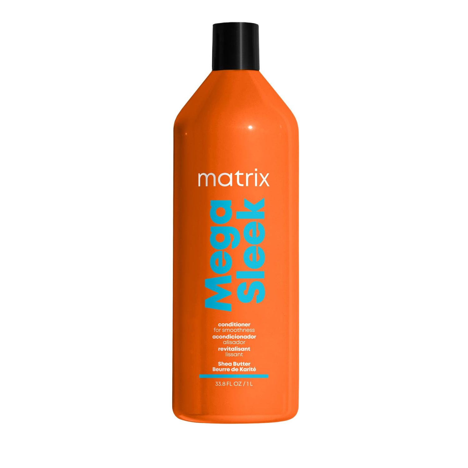 Matrix Mega Sleek Conditioner | Smoothing, Anti-Frizz, Detangling | For Dry, Damaged &amp; Frizzy Hair | Salon Professional Conditioner | With Shea Butter | Vegan
