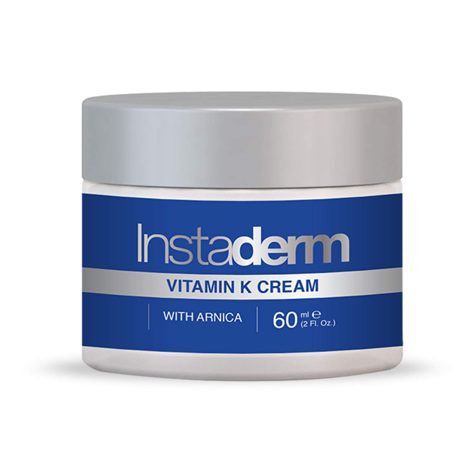 Instaderm Vitamin K Cream- Bruise Healing Formula with Arnica. Dark Spot Moisturizer for Bruising, Spider Veins &amp; Broken Capillaries. Repair Under Eye Dark Circles, &amp; Puffiness.