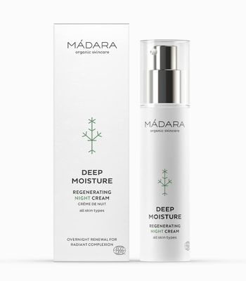 MDARA Organic Skincare | Deep Moisture Regenerating Night Cream - 1.69oz, Rich texture, Easily absorbing, With Antioxidants and Natural Plant Essences, Vegan, Ecocert certified