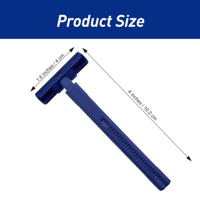 MED PRIDE Disposable Razors,10-Pack| Twin Blades & Easy Grip For Max Control & Smoothness| Unisex, Smooth & Comfortable Shaving Care for Men & Women