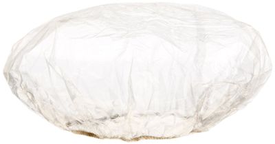 Medline Shower Caps, Single-Use Clear Plastic, Elastic Band, One Size Fits Most, Case of 500