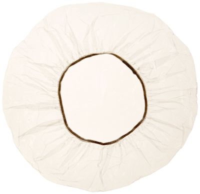 Medline Shower Caps, Single-Use Clear Plastic, Elastic Band, One Size Fits Most, Case of 500