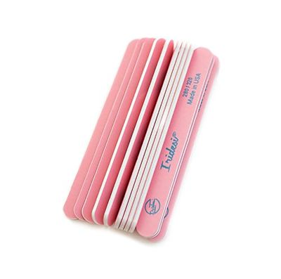Nail Files and Buffers Premium Pink Light Pink 280 320 Washable Emery Boards 7 Inches Long 12 Pack