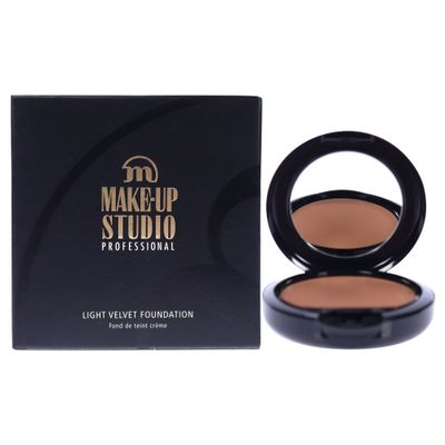 Make-Up Studio Professional Amsterdam Light Velvet Face Foundation-Silky Smooth Coverage- Flawless End Result-With Mirror And Sponge-Ideal For On-The-Go-Ca2 Velvet Beige-0.27 Oz,(PH10026/VB)