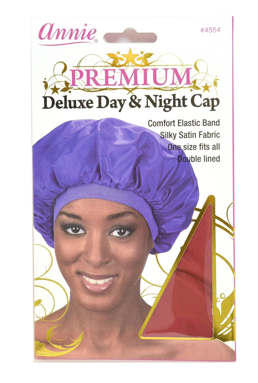 Annie Premium Deluxe Day &amp; Night Cap Red Universal Size #4554