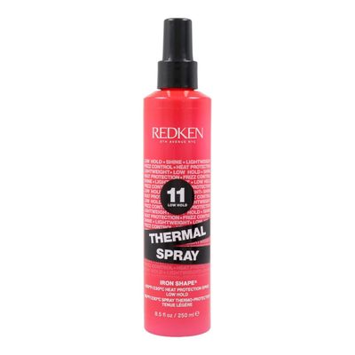 Redken Thermal Spray 11 Low Hold | Thermal Smoothing Holding Spray | For All Hair Types | Provides a Smooth, Silky &amp; Frizz-Free Blow-Dry Finish | Mild Control | Protects Against Heat Damage | 8.5 Oz