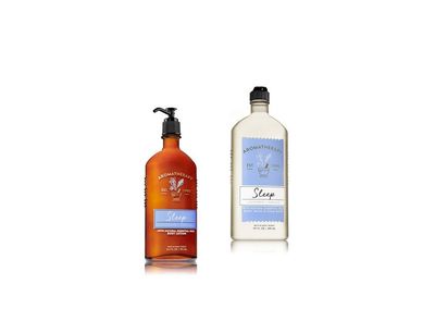 Bath &amp; Body Works - Aromatherapy - Lavender Vanilla - Body Wash &amp; Lotion - Set