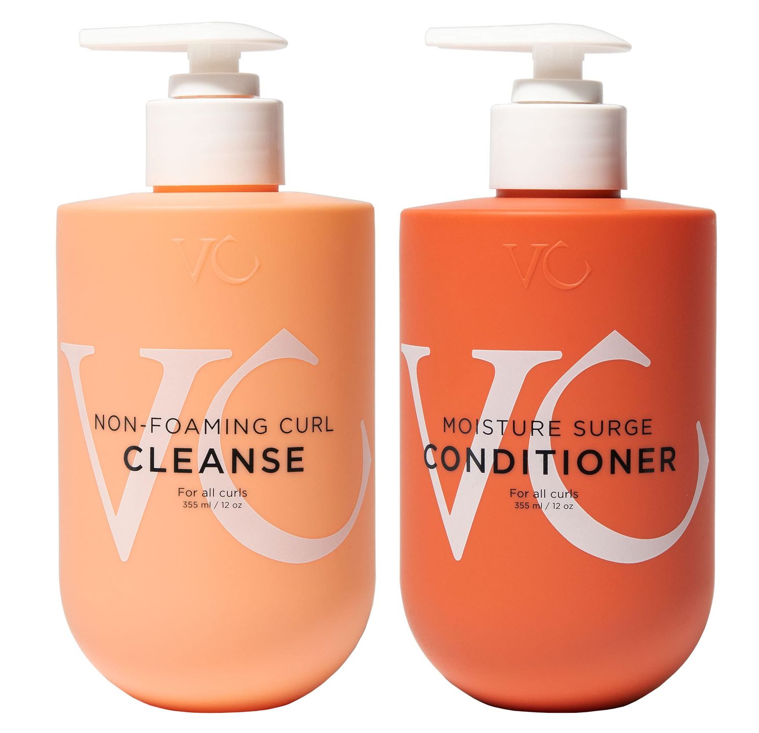 Vicious Curl Non-Foaming Curl Cleanse and Moisture Surge Conditioner Kit - Clarifying Shampoo and Deep Conditioner for Curly Hair, Cowash for Natural Curly Hair with Amino Acids &amp; Proteins (10 oz)