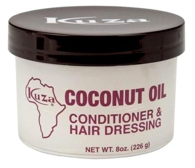 Kuza Coconut Oil Conditioner Hair Dressing 8 Oz