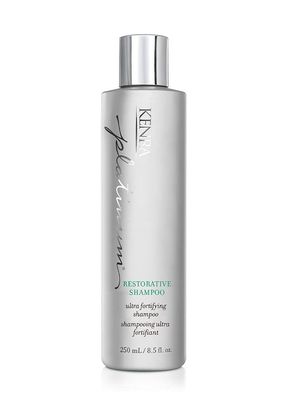 Kenra Platinum Restorative Shampoo | Ultra Fortifying | Instantly Fortifies To Restore Smoothness, Suppleness, &amp; Shine | Restores Broken Hair Bonds From Within | All Hair Types | 8.5 fl. oz