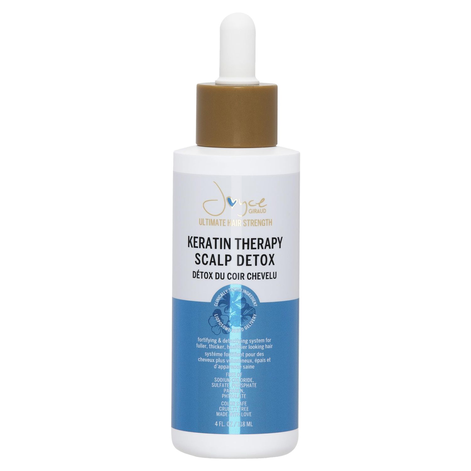 Joyce Giraud Scalp Detox, Anti-Thinning &amp; Anti Hair Loss Treatment, Clarifies &amp; Hydrates Scalp, 4 Oz