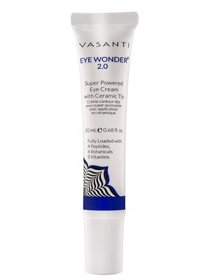 VASANTI Eye Wonder 2.0 (20mL) - Removes Dark Circles Puffiness Wrinkles Paraben-Free Vegan Friendly with Ceramic Tip