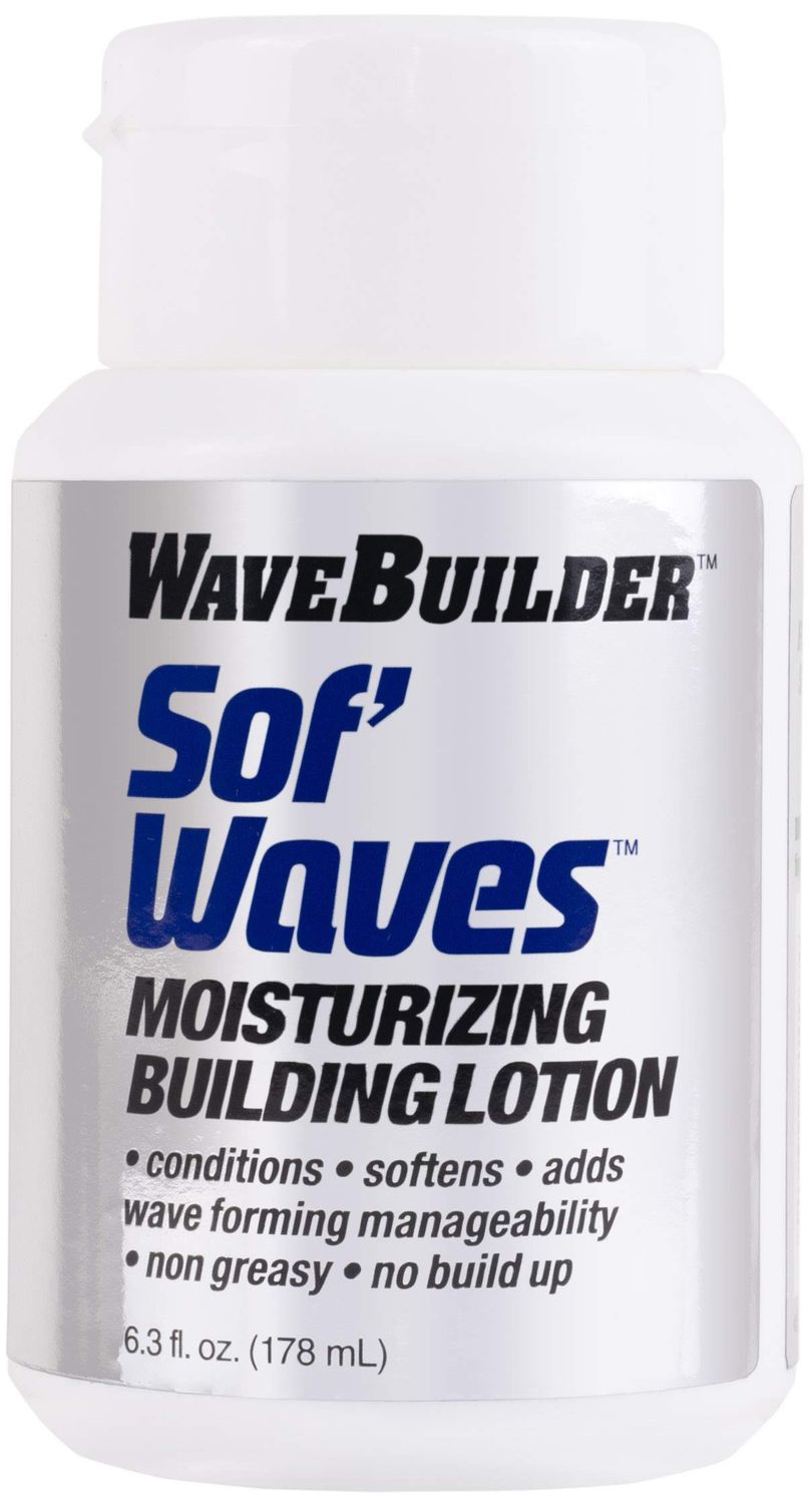 WaveBuilder Sof&#39; Waves Moisturizing Building Lotion | Conditions, Softens Hair to Promote Hair Waves, 6.3 fl oz