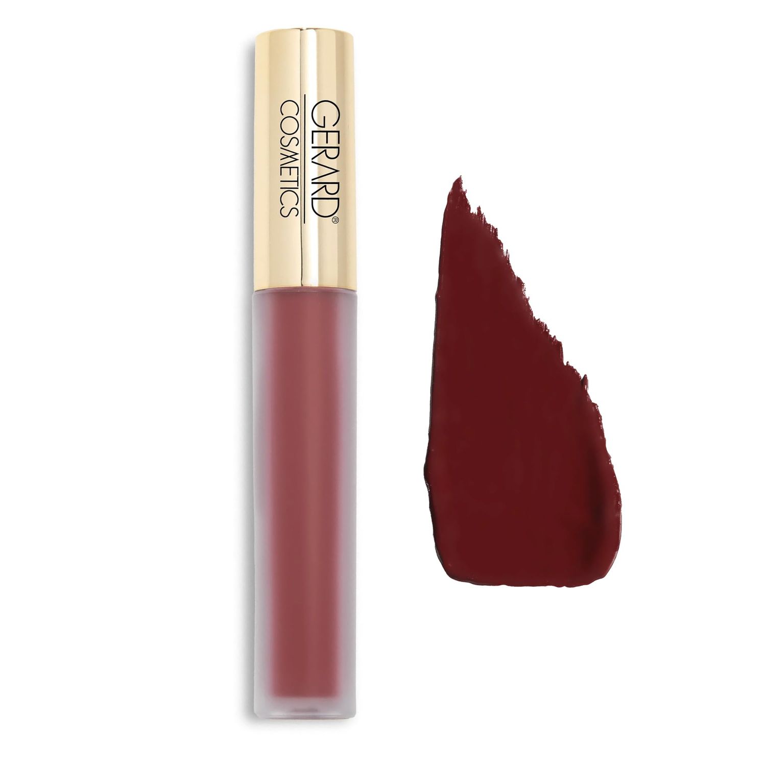 Gerard Cosmetics HydraMatte Liquid Lipstick Ruby Slipper, Deep Red Lipstick with Glitter, Matte Finish, Long Lasting and Non Drying, Super Pigmented Fully Opaque Lip Color