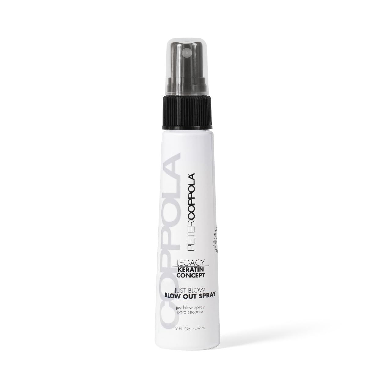 Peter Coppola Just Blow - Heat Protectant Spray for Smoother, Straighter Hair - Reduces Blow Dry Time, Conditions and Adds Shine, Travel Size 2 oz