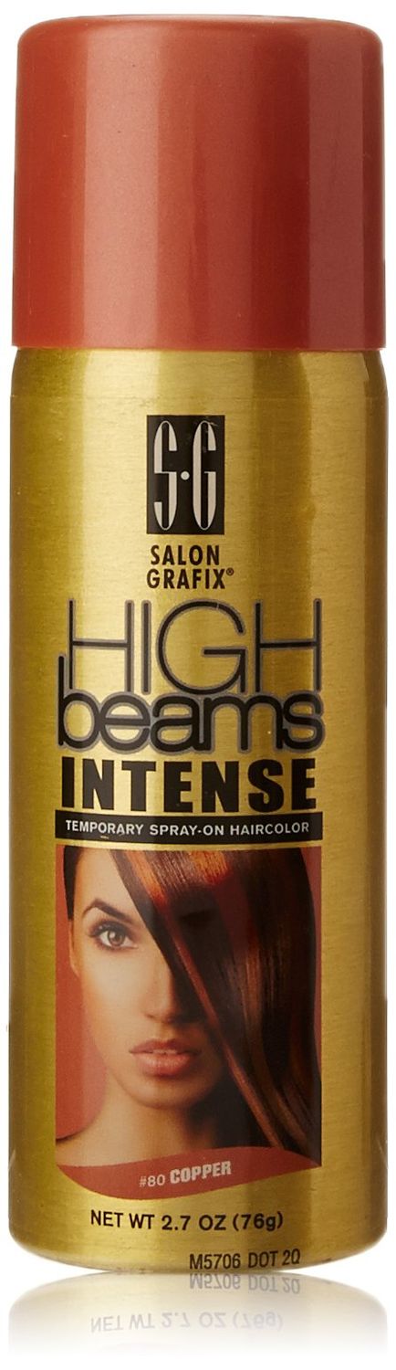Salon Grafix High Beams Intense Temporary Spray - Copper for Unisex - 2.7 oz Hair Color