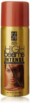 Salon Grafix High Beams Intense Temporary Spray - Copper for Unisex - 2.7 oz Hair Color
