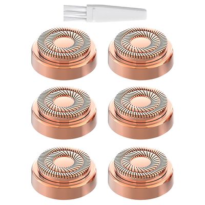 Gen 2 Replacement Heads Compatible With Flawless Finishing Touch Facial Hair Remover For Women, Double Ring Replacement Blades For Old Flawless, 6 Count