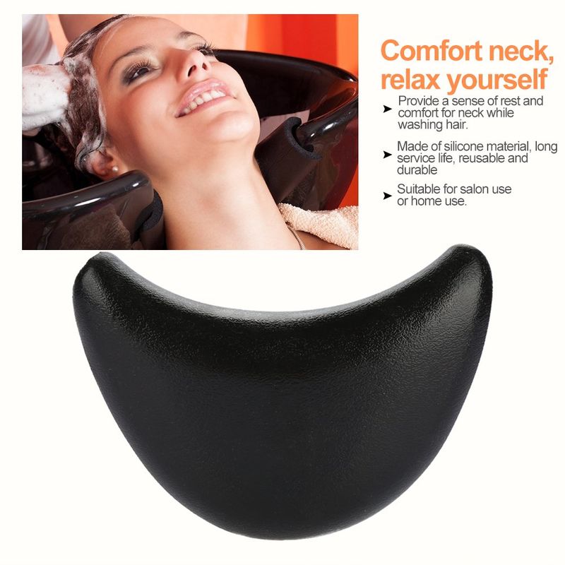 FILFEEL Silicone Neck Pillow, Salon Silicone Hairdressing Hair Washing Neck Pillow Shampoo Bowl Cushion