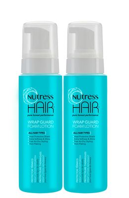 Nutress Foam Wrap Lotion 8oz, Twin Pack