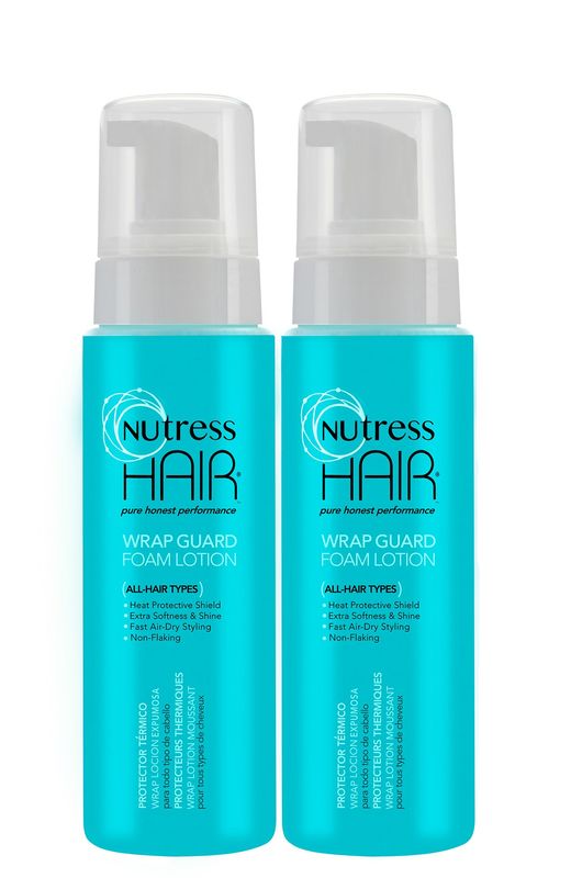 Nutress Foam Wrap Lotion 8oz, Twin Pack