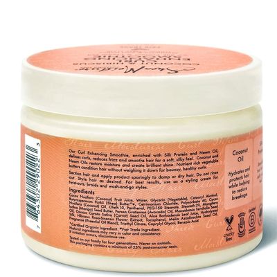 Shea Moisture Coconut &amp; Hibiscus Curl Enhancing Smoothie, 12 Ounce (Pack of 3)