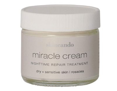 MIRACLE MOISTURIZER CREAM by Skincando 2 0z - All Natural - Organic - Intensive Moisturizer - Contains Organic Apricot Kernel Oil -- Grapefruit Seed Extract - Lavender Essential Oil - Spearmint Oil